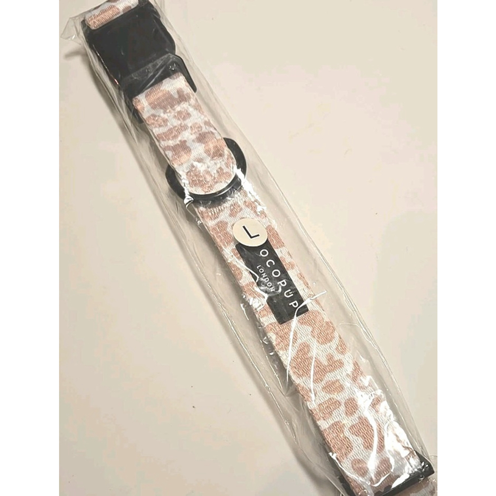 Cocopup London Large Cheetah Print Dog Color Tan And White NIP (170)